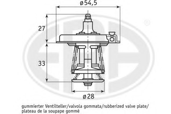 ERA 350274 Thermostat, coolant